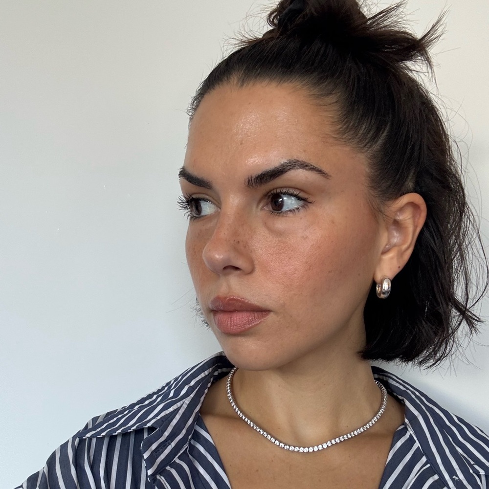 MEJURI TENNIS SAPPHIRE NECKLACE